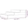 Solid gray pine wood planter 78x78x27 cm by vidaXL, Pots and planters - Ref: Foro24-823908, Price: 42,59 €, Discount: %
