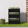 Solid black pine wood planter 77x25x104.5 cm by vidaXL, Pots and planters - Ref: Foro24-823938, Price: 97,57 €, Discount: %