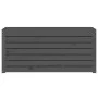 Garden trunk solid gray pine wood 101x50.5x46.5 cm by vidaXL, Outdoor storage boxes - Ref: Foro24-823950, Price: 98,13 €, Dis...