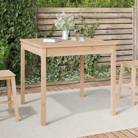 Garden table solid pine wood 82.5x82.5x76 cm by vidaXL, Garden tables - Ref: Foro24-823962, Price: 74,60 €, Discount: %