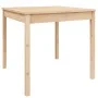 Garden table solid pine wood 82.5x82.5x76 cm by vidaXL, Garden tables - Ref: Foro24-823962, Price: 74,60 €, Discount: %