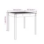 Garden table solid pine wood 82.5x82.5x76 cm by vidaXL, Garden tables - Ref: Foro24-823962, Price: 74,60 €, Discount: %