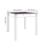 Gartentisch aus massivem Kiefernholz 82,5x82,5x76 cm von vidaXL, Gartentische - Ref: Foro24-823962, Preis: 75,58 €, Rabatt: %