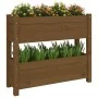 Honey brown solid pine wood planter 77x25x66 cm by vidaXL, Pots and planters - Ref: Foro24-823944, Price: 66,62 €, Discount: %