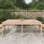 Mesa de jardín madera maciza de pino 203,5x100x76 cm by vidaXL, Garden tables - Ref: Foro24-823983, Price: 157,89 €, Discount: %