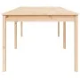 Mesa de jardín madera maciza de pino 203,5x100x76 cm by vidaXL, Garden tables - Ref: Foro24-823983, Price: 157,89 €, Discount: %