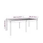 Mesa de jardín madera maciza de pino 203,5x100x76 cm by vidaXL, Garden tables - Ref: Foro24-823983, Price: 157,89 €, Discount: %