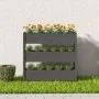 Solid gray pine wood planter 112x25x104.5 cm by vidaXL, Pots and planters - Ref: Foro24-823922, Price: 119,55 €, Discount: %