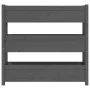 Solid gray pine wood planter 112x25x104.5 cm by vidaXL, Pots and planters - Ref: Foro24-823922, Price: 119,55 €, Discount: %