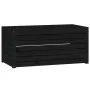 Garden trunk solid black pine wood 101x50.5x46.5 cm by vidaXL, Outdoor storage boxes - Ref: Foro24-823952, Price: 98,05 €, Di...