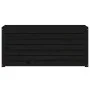 Garden trunk solid black pine wood 101x50.5x46.5 cm by vidaXL, Outdoor storage boxes - Ref: Foro24-823952, Price: 98,05 €, Di...