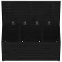 Garden trunk solid black pine wood 101x50.5x46.5 cm by vidaXL, Outdoor storage boxes - Ref: Foro24-823952, Price: 98,05 €, Di...