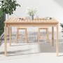 Solid pine wood garden table 121x82.5x76 cm by vidaXL, Garden tables - Ref: Foro24-823969, Price: 89,93 €, Discount: %