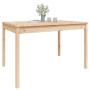 Solid pine wood garden table 121x82.5x76 cm by vidaXL, Garden tables - Ref: Foro24-823969, Price: 89,93 €, Discount: %