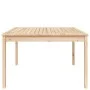 Gartentisch aus massivem Kiefernholz, 121 x 82,5 x 76 cm von vidaXL, Gartentische - Ref: Foro24-823969, Preis: 88,71 €, Rabat...