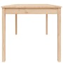 Solid pine wood garden table 121x82.5x76 cm by vidaXL, Garden tables - Ref: Foro24-823969, Price: 89,93 €, Discount: %