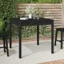 Mesa de jardín madera maciza pino negro 82,5x82,5x76 cm de vidaXL, Mesas de jardín - Ref: Foro24-823966, Precio: 64,43 €, Des...