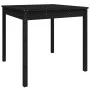 Mesa de jardín madera maciza pino negro 82,5x82,5x76 cm de vidaXL, Mesas de jardín - Ref: Foro24-823966, Precio: 64,43 €, Des...