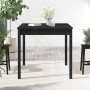 Gartentisch aus massivem Kiefernholz schwarz 82,5x82,5x76 cm von vidaXL, Gartentische - Ref: Foro24-823966, Preis: 65,00 €, R...
