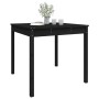 Gartentisch aus massivem Kiefernholz schwarz 82,5x82,5x76 cm von vidaXL, Gartentische - Ref: Foro24-823966, Preis: 65,00 €, R...