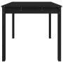 Mesa de jardín madera maciza pino negro 82,5x82,5x76 cm de vidaXL, Mesas de jardín - Ref: Foro24-823966, Precio: 64,43 €, Des...