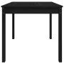 Mesa de jardín madera maciza pino negro 82,5x82,5x76 cm de vidaXL, Mesas de jardín - Ref: Foro24-823966, Precio: 64,43 €, Des...
