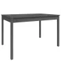 Gartentisch aus massivem, grauem Kiefernholz, 121 x 82,5 x 76 cm von vidaXL, Gartentische - Ref: Foro24-823971, Preis: 126,01...