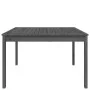 Gartentisch aus massivem, grauem Kiefernholz, 121 x 82,5 x 76 cm von vidaXL, Gartentische - Ref: Foro24-823971, Preis: 126,01...