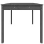 Gartentisch aus massivem, grauem Kiefernholz, 121 x 82,5 x 76 cm von vidaXL, Gartentische - Ref: Foro24-823971, Preis: 130,92...