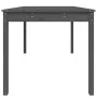 Gartentisch aus massivem, grauem Kiefernholz, 121 x 82,5 x 76 cm von vidaXL, Gartentische - Ref: Foro24-823971, Preis: 126,01...