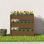 Honey brown solid pine wood planter 112x25x104.5 cm by vidaXL, Pots and planters - Ref: Foro24-823923, Price: 116,21 €, Disco...