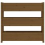 Honey brown solid pine wood planter 112x25x104.5 cm by vidaXL, Pots and planters - Ref: Foro24-823923, Price: 116,21 €, Disco...