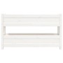 Jardinera de madera maciza de pino blanco 112x25x66 cm de vidaXL, Maceteros y jardineras - Ref: Foro24-823928, Precio: 86,90 ...