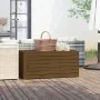 Gartenkoffer Kiefernholz massiv honigbraun 101x50,5x46,5 cm von vidaXL, Aufbewahrungsboxen für den Außenbereich - Ref: Foro24...