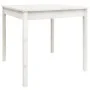 Gartentisch aus massivem weißem Kiefernholz 82,5 x 82,5 x 76 cm von vidaXL, Gartentische - Ref: Foro24-823963, Preis: 83,78 €...