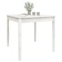 Gartentisch aus massivem weißem Kiefernholz 82,5 x 82,5 x 76 cm von vidaXL, Gartentische - Ref: Foro24-823963, Preis: 83,78 €...