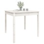 Gartentisch aus massivem weißem Kiefernholz 82,5 x 82,5 x 76 cm von vidaXL, Gartentische - Ref: Foro24-823963, Preis: 84,92 €...