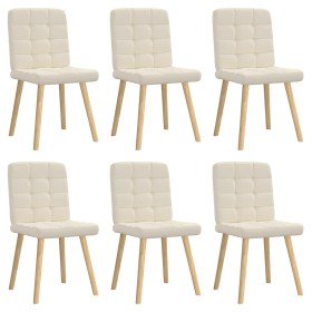 Sillas de comedor 6 unidades lino Sillas de comedor 6 unidades lino