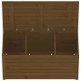 Gartenkoffer Kiefernholz massiv honigbraun 101x50,5x46,5 cm von vidaXL, Aufbewahrungsboxen für den Außenbereich - Ref: Foro24...
