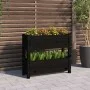 Pflanzgefäß aus massivem Kiefernholz schwarz 77x25x66 cm von vidaXL, Töpfe und Pflanzgefäße - Ref: Foro24-823945, Preis: 66,6...
