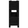 Jardinera de madera maciza de pino negro 77x25x66 cm de vidaXL, Maceteros y jardineras - Ref: Foro24-823945, Precio: 66,61 €,...
