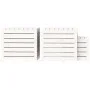 Set de cajas de jardín 3 piezas madera maciza de pino blanco de vidaXL, Cajas de almacenaje para exteriores - Ref: Foro24-823...
