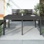 Mesa de jardín madera maciza pino gris 159,5x82,5x76 cm de vidaXL, Mesas de jardín - Ref: Foro24-823978, Precio: 144,95 €, De...