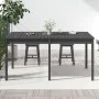 Mesa de jardín madera maciza pino gris 159,5x82,5x76 cm de vidaXL, Mesas de jardín - Ref: Foro24-823978, Precio: 144,95 €, De...