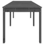 Mesa de jardín madera maciza pino gris 159,5x82,5x76 cm de vidaXL, Mesas de jardín - Ref: Foro24-823978, Precio: 144,95 €, De...