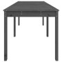 Mesa de jardín madera maciza pino gris 159,5x82,5x76 cm de vidaXL, Mesas de jardín - Ref: Foro24-823978, Precio: 146,74 €, De...