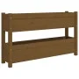 Solid pine wood planter in honey brown color, 112x25x66 cm by vidaXL, Pots and planters - Ref: Foro24-823930, Price: 85,31 €,...
