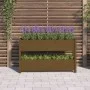 Solid pine wood planter in honey brown color, 112x25x66 cm by vidaXL, Pots and planters - Ref: Foro24-823930, Price: 85,31 €,...