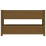 Solid pine wood planter in honey brown color, 112x25x66 cm by vidaXL, Pots and planters - Ref: Foro24-823930, Price: 85,31 €,...