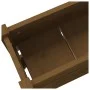 Solid pine wood planter in honey brown color, 112x25x66 cm by vidaXL, Pots and planters - Ref: Foro24-823930, Price: 85,31 €,...